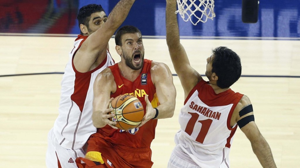 Marc Gasol en España-Irán