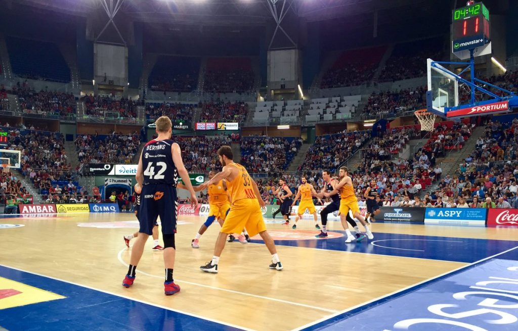 Vista Baskonia-Barça