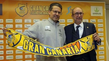 Presentación de Pedro Martínez como nuevo entrenador de Gran Canaria